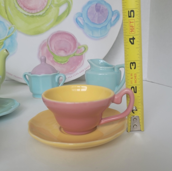 Rosanna Child's Tea For Me Too 13-Piece Ceramic Tea Party Set - Picture 17 of 17